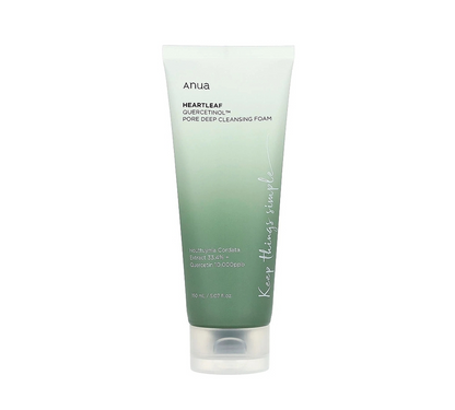 Anua Heartleaf Quercetinol Pore Deep Cleansing Foam - Seoul Beauty