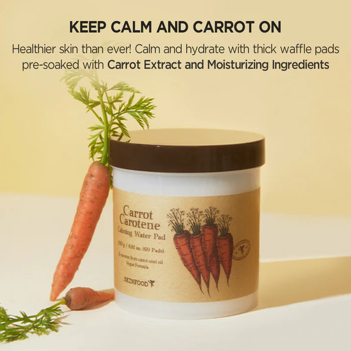 Skinfood Carrot Carotene Calming Water Pad - Seoul Beauty